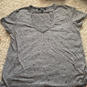 Lulus V-neck Crop Top